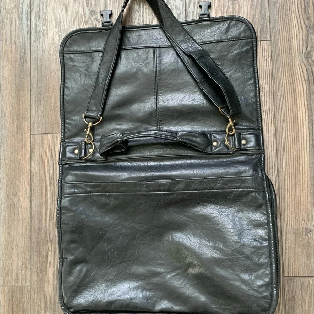 mens leather laptop briefcase 14/16”